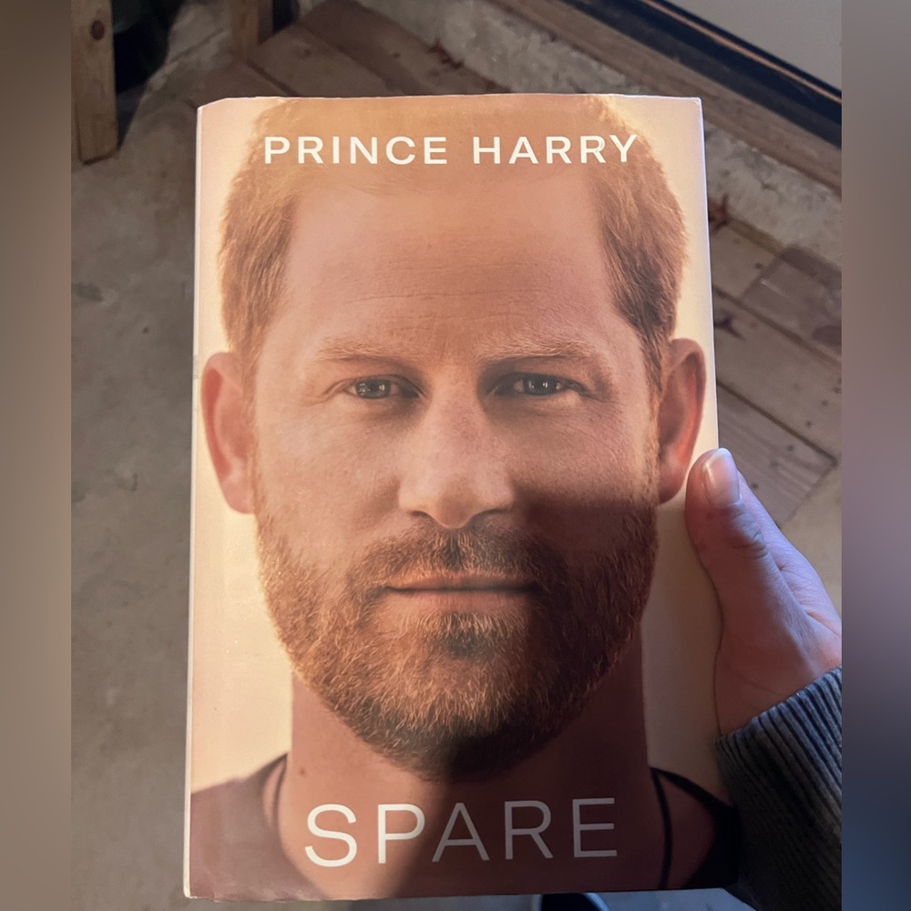 Prince Harry 'Spare' Hardcover Book
